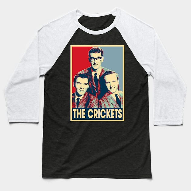 Rockin' with The Crickets Classic Rock Revival Tee Baseball T-Shirt by Mckenna Paucek